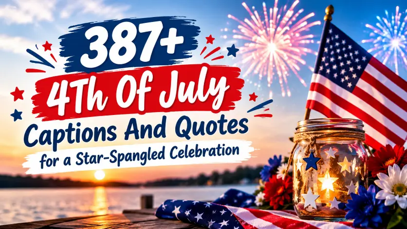 4th of july captions and quotes with caption generator