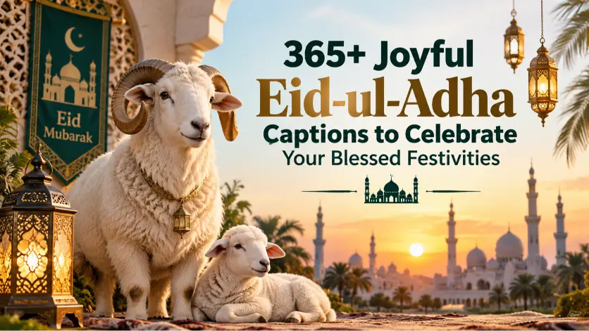 eid ul adha captions with caption generator