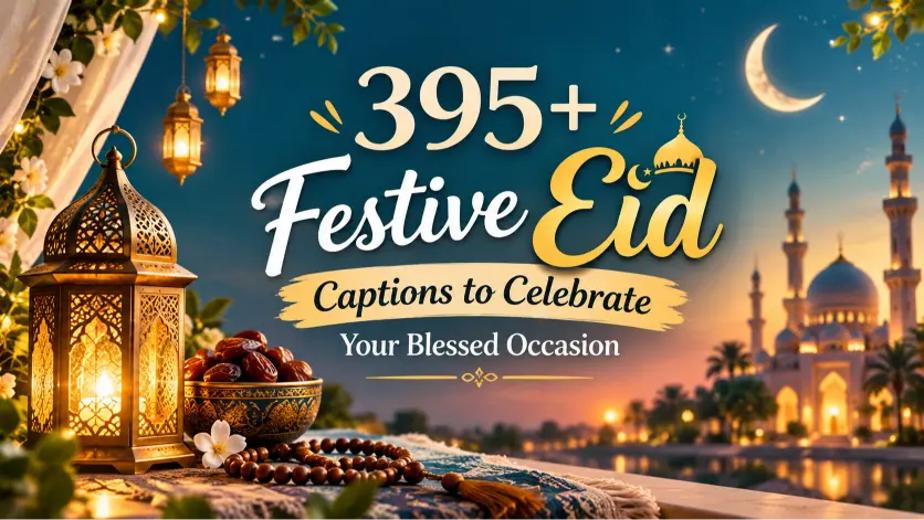 Eid captions with caption generator