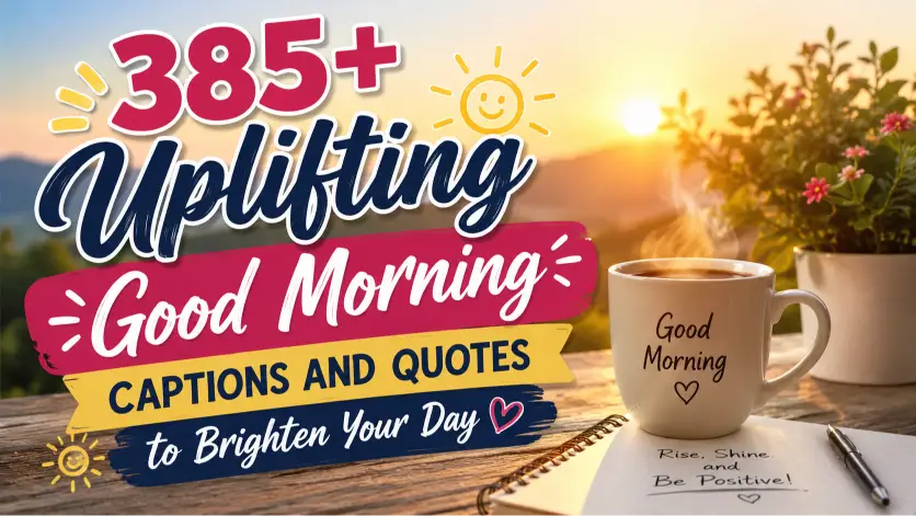 good morning captions and quotes with caption generator