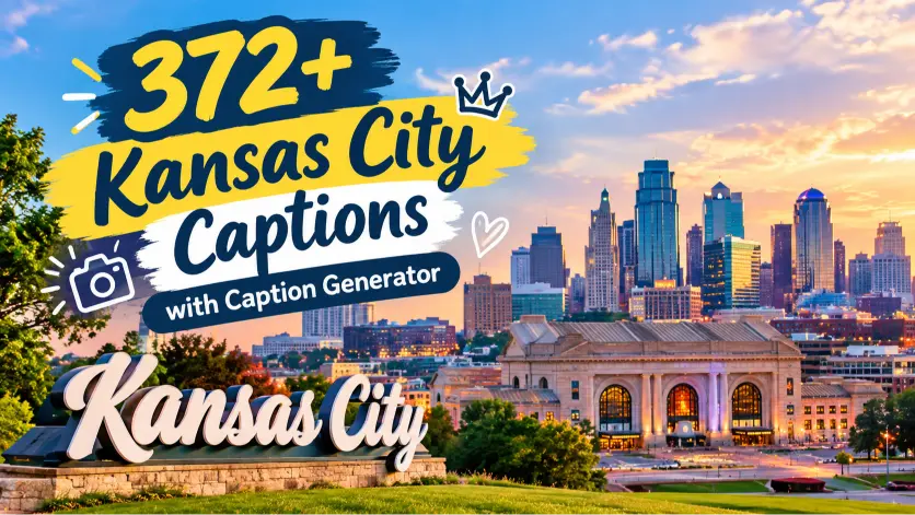Kansas city captions with caption generator