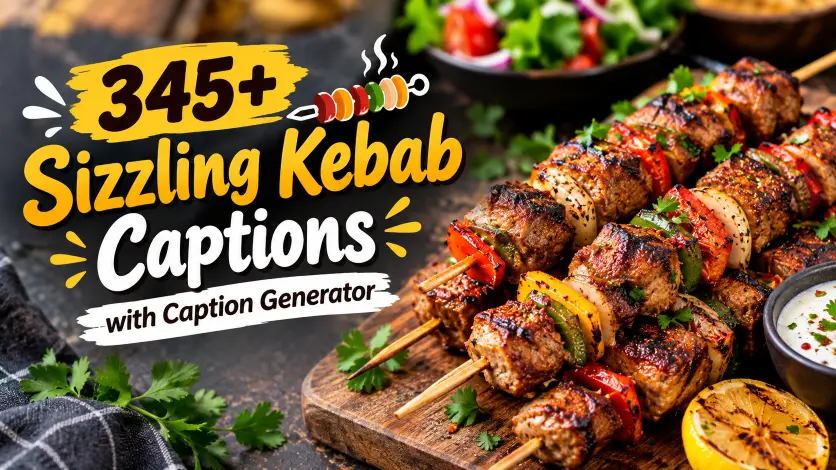 kebab captions with caption generator